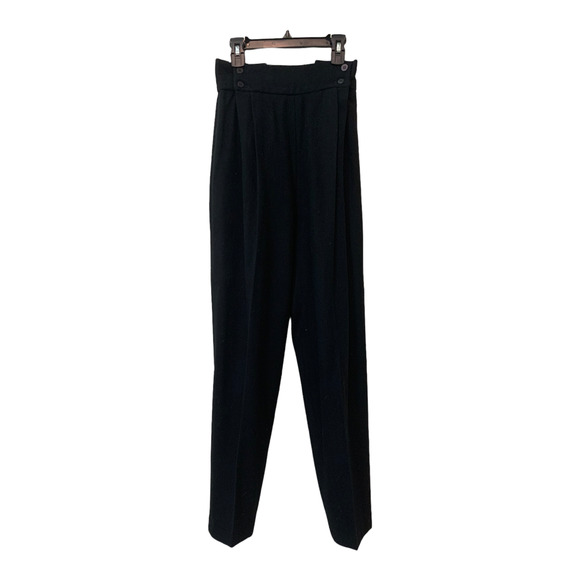 Janet Russo vintage doble button high waist pleated pants size 00 - Picture 1 of 7
